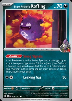 Team Rocket's Koffing